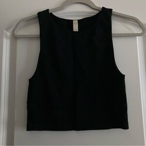 By Together Black Cropped Tank Top